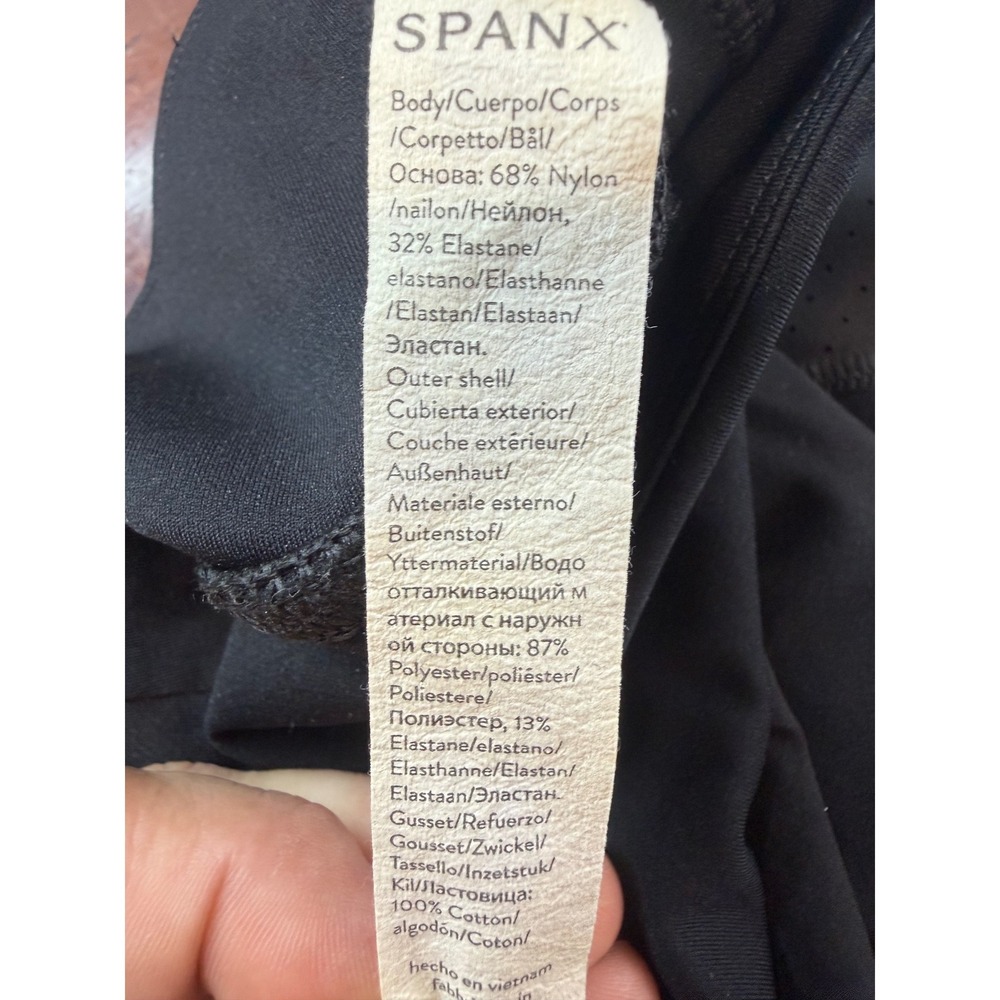 Spanx Get Moving Skort Black Athletic Tennis Golf Skirt Built-in Shorts XL - Picture 5 of 5